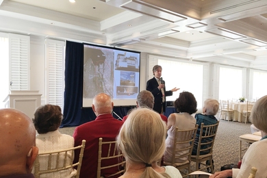  Department of Civil and Environmental Engineering Professor Philip Gschwend presents to members of the Cardinal and Gray Society and the Emma Rogers Society on “Environmental Pollution: Do Our Remedial Solutions Solve the Problems?”