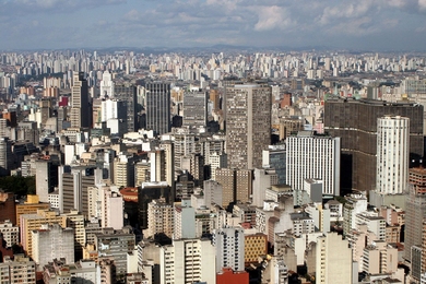 Center of São Paulo, Brazil