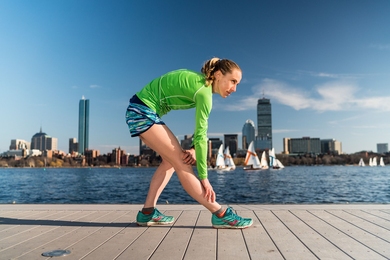 Polina Anikeeva, the Class of 1942 Associate Professor in Materials Science and Engineering at MIT, is training for her third Boston Marathon. She has participated in others around the country, including at Disney World in Orlando. She ran that marathon as Tinkerbell.