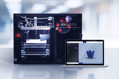 MIT spinout New Valence Robotics (NVBOTS) has brought to market the only fully automated commercial 3-D printer that’s equipped with cloud-based queuing and automatic part removal, making print jobs quicker and easier for multiple users, and dropping the cost per part.