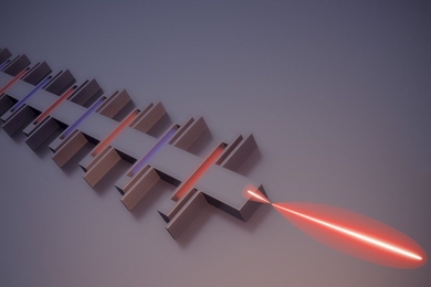 A new technique boosts the power output of tiny, chip-mounted terahertz lasers by 88 percent. 

