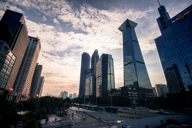 East Pacific Center Towers, Shenzhen, China.
