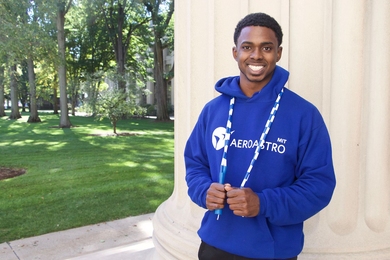 “If I want to be successful in my other endeavors or in my student groups, in my studies, it’s important that I continue to jump rope throughout my life to stay physically and mentally healthy,” says Stewart Isaacs, a PhD student in aeronautics and astronautics.