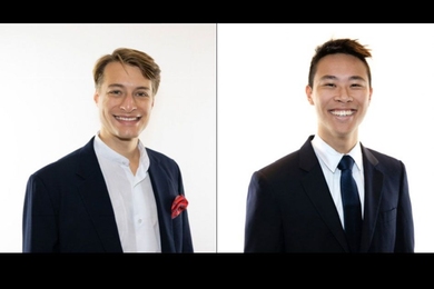 Left to right: Pablo Ducru and Michael Shum