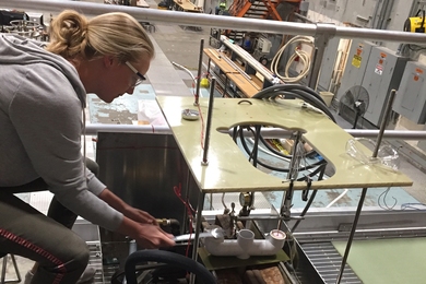 MIT graduate student Caroline Sorensen earned a master’s degree at MIT in a MechE lab but is based at the Plasma Science and Fusion Center for doctorate work. “People are super excited about the future of fusion, and there is this vibe of positivity and hopefulness that what we’re doing is really going to make a difference," she says.