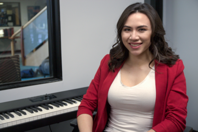 Audrey Pillsbury is a senior chemistry major and the creator of a musical about life as a second-generation Asian-American.