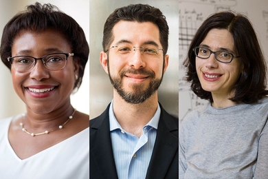 Left to right: Paula Hammond, Edward Boyden, and Aviv Regev