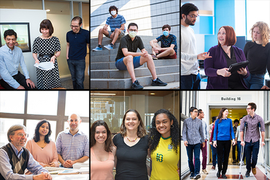 photos showing Committed to Caring professors
