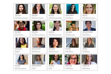 Collage of 20 headshots of WISDM Fellows