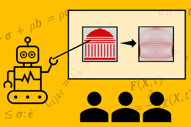 robot showing building strain parameters