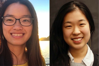 Side by side headshots of Hong Wang and Yilin Wang