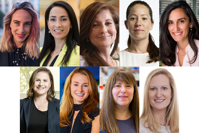 Portrait photos of nine Future Founders competition competitors