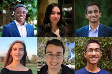 Two by three grid of headshots