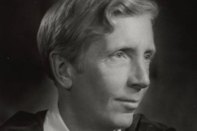 Black-and-white photo of John Buttrick in middle age