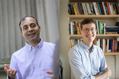 Rohit Karnik (left) and Nathan Wilmers